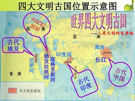 四大古文明位置|四大文明古国的地理位置在今天的哪里？